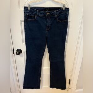 Ann Taylor Blue Flare Leg Jeans